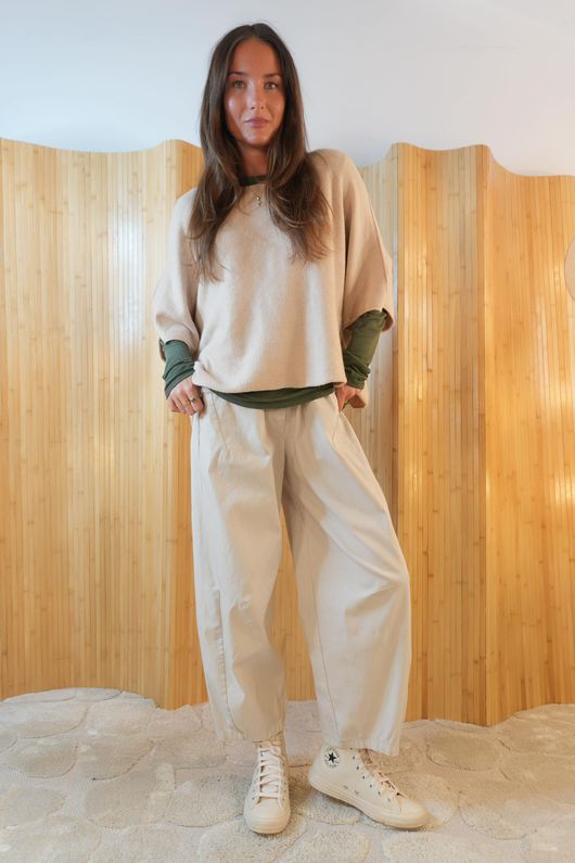 Gilbert Magic Barrel Pant Stone /15 Pre order 1 wk 